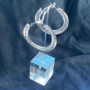 Silver Hoop Earrings